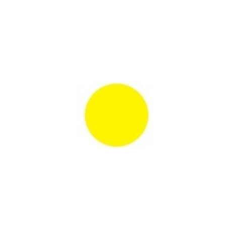 Výstražné kolečko žluté barvy o průměru 90 mm - samolepící